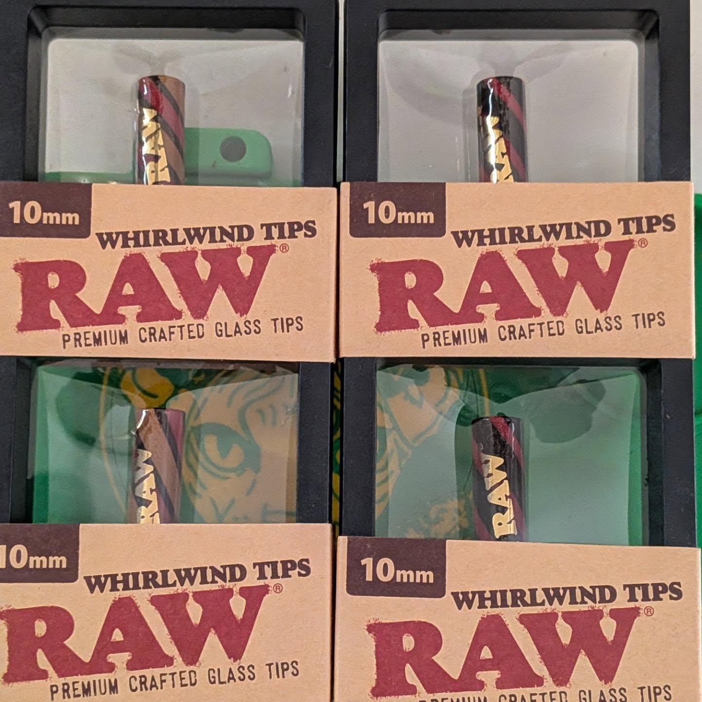 Raw whirlwind 10mm glass tip