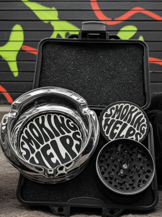 Grinder and ashtray sets