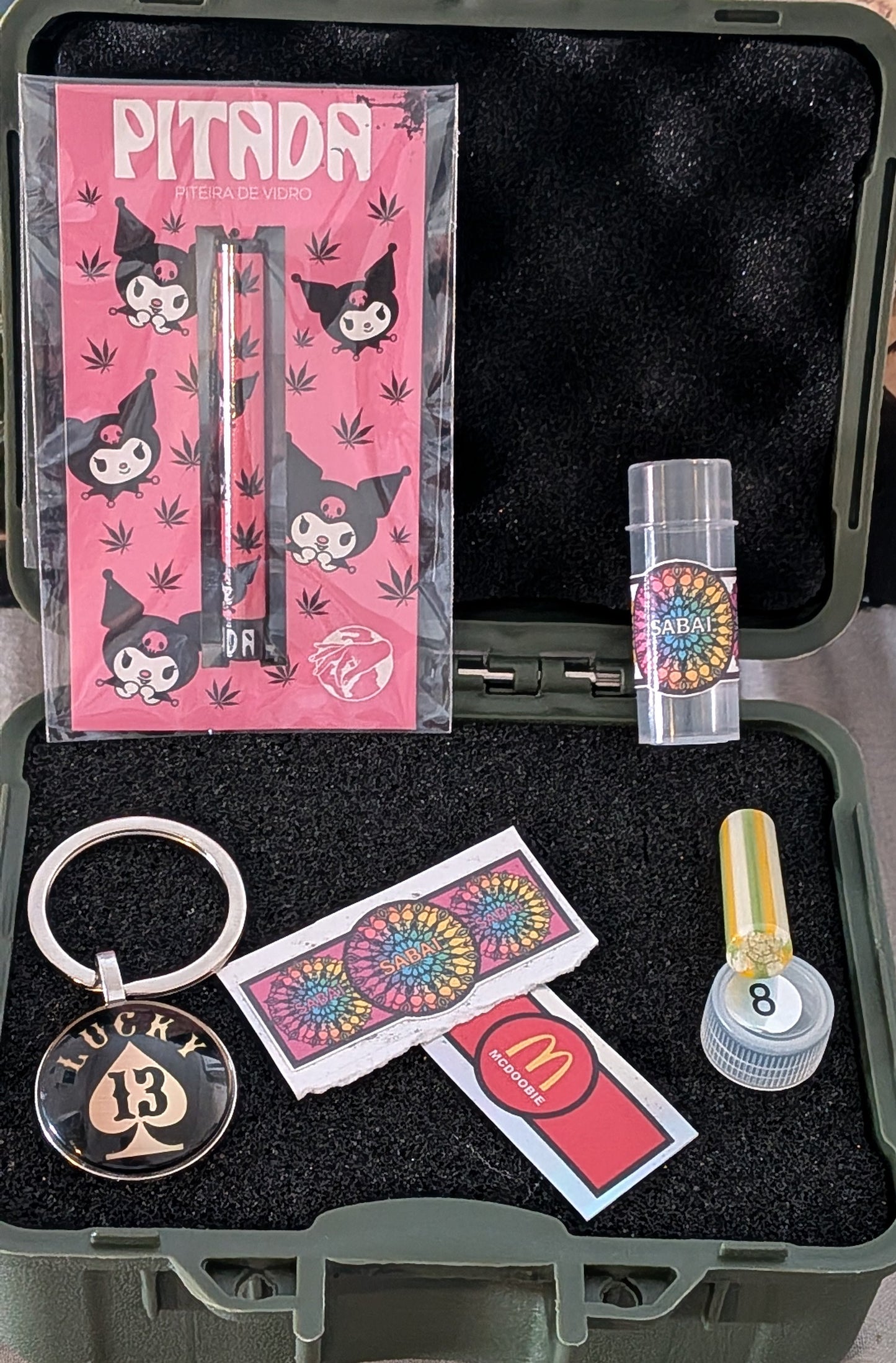 Glass tip smoking bundle
