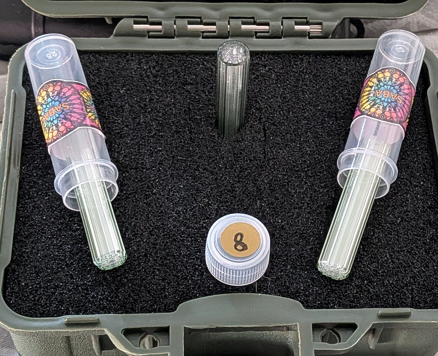 Sabai glass clear tips 8mm