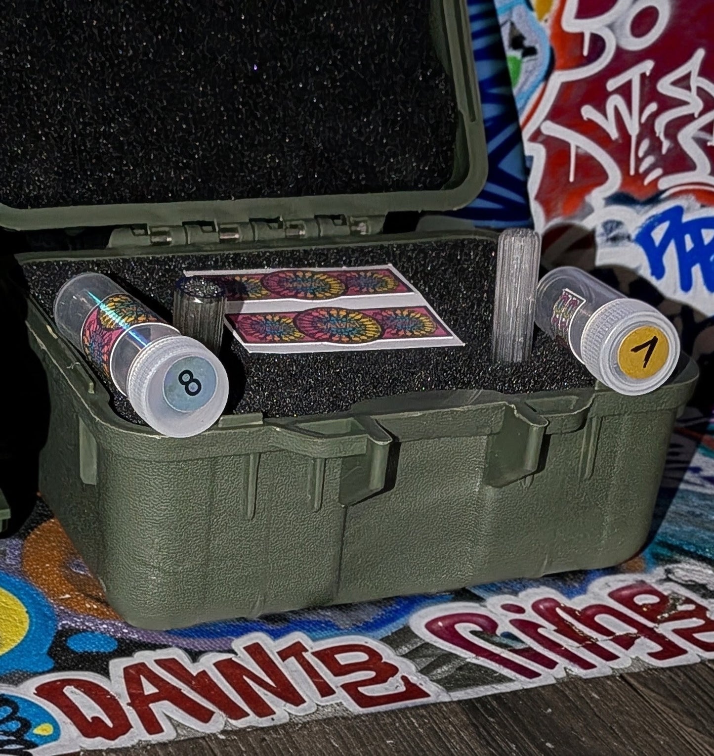 Glass tip heavy duty storage case